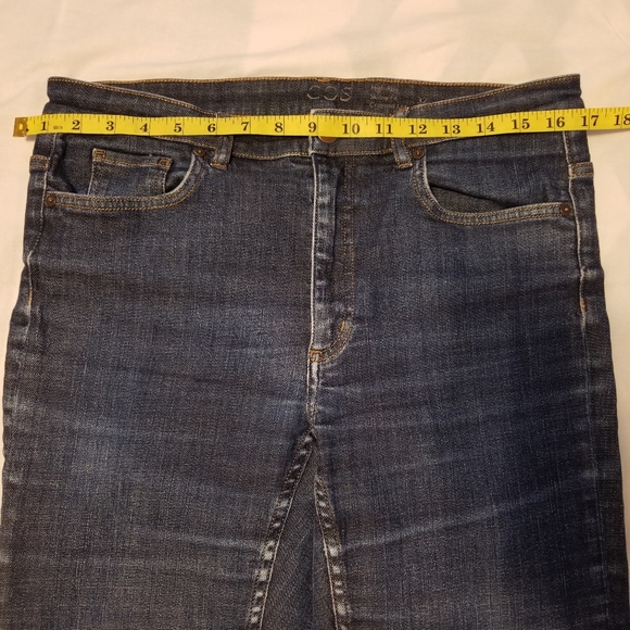 Cos Jeans Women's High Rise Skinny Cropped Leg Color Blue Size 32 - Picture 7 of 10